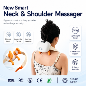 Portable Neck Massager with Hand-Like Massage Design